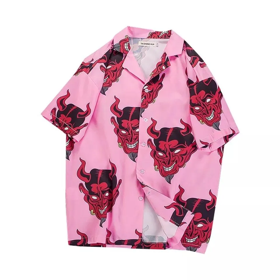Devil-ish button shirt 🔥