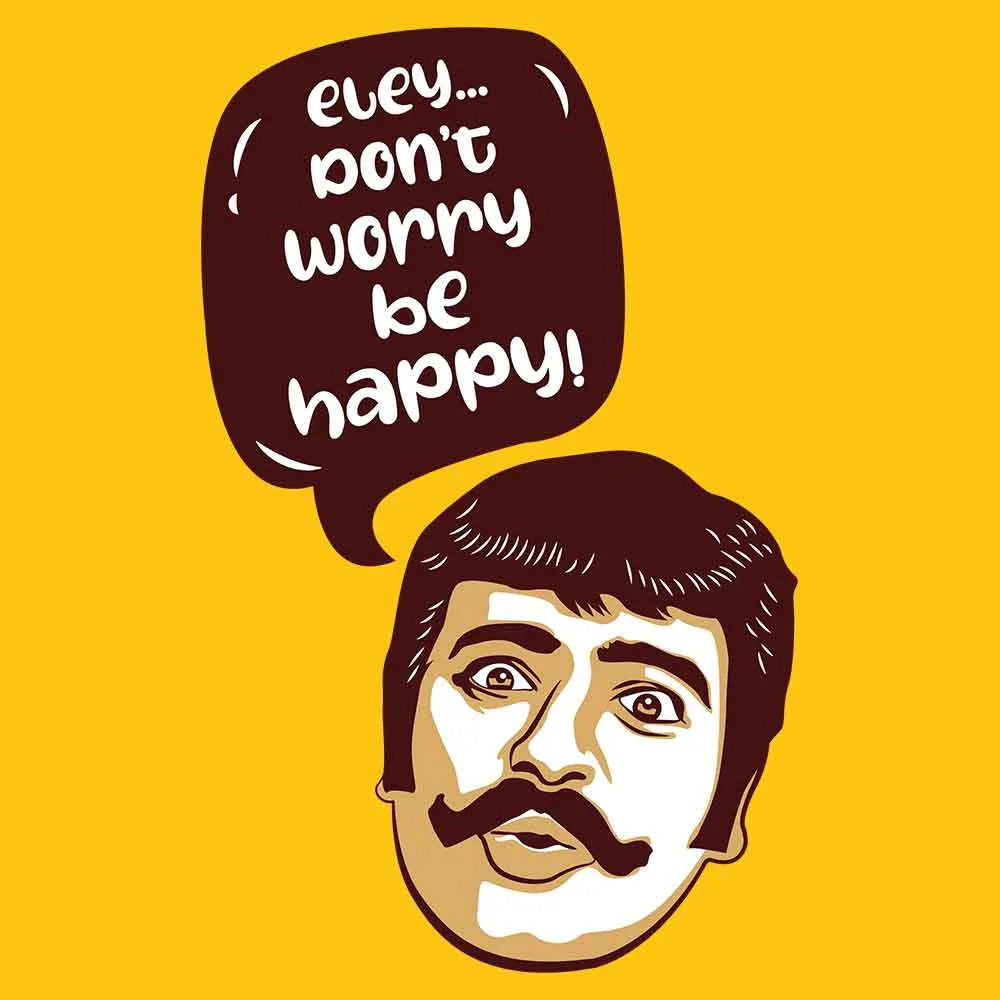 Don't Worry Be Happy - Vivek Tribute T-shirt