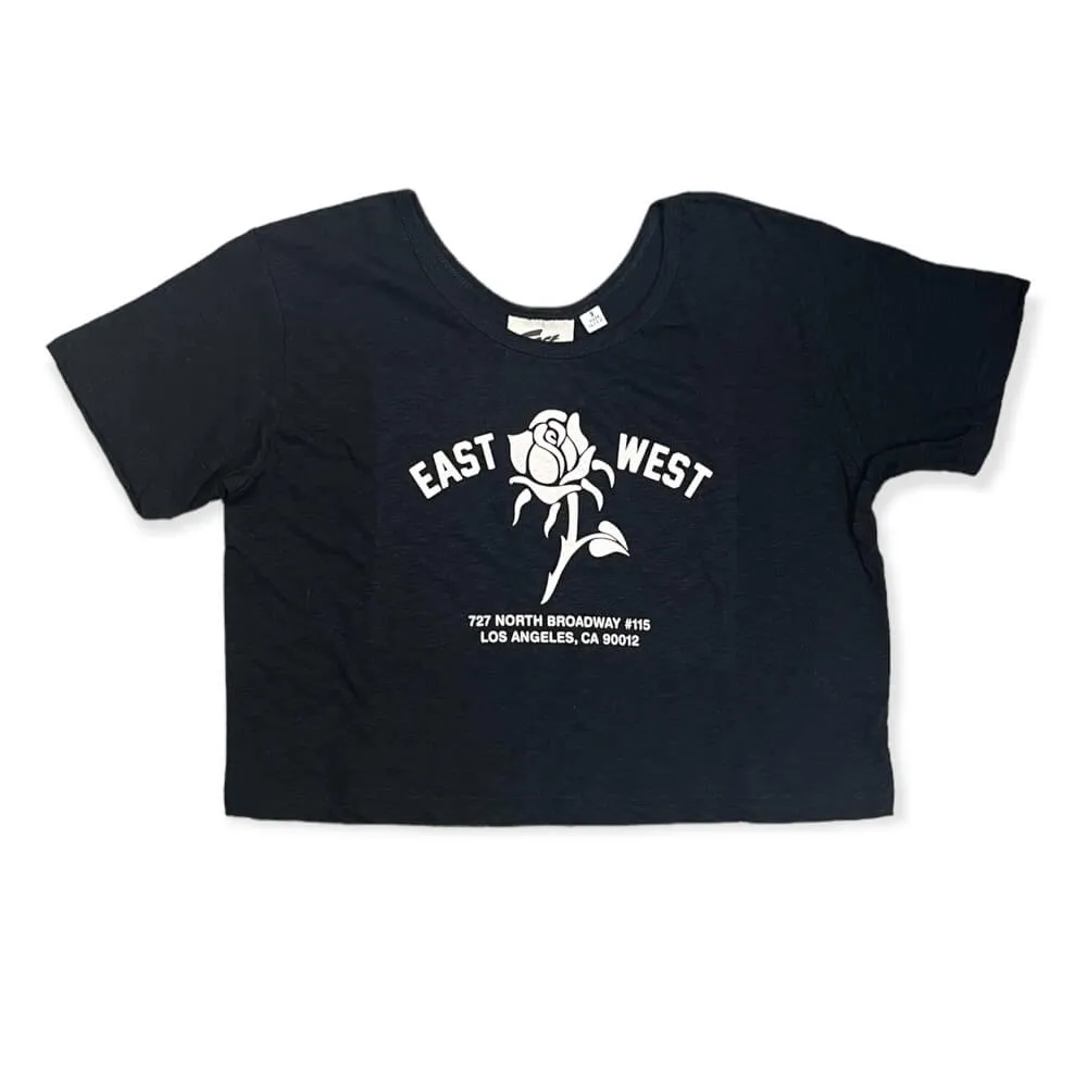 East West Rose Crop Tee