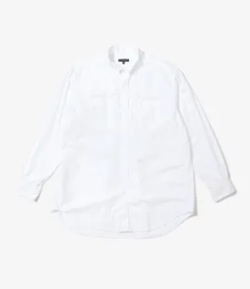 Engineered Garments Wing Collar Shirt - White 100's 2Ply Broadcloth