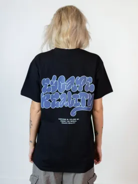 ESCAPE REALITY TEE (rygprint) - SORT