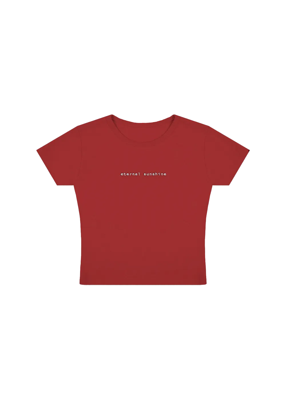eternal sunshine cropped t-shirt