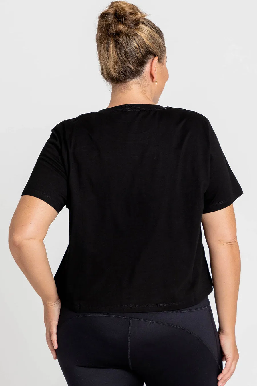 Everyday Cropped T-Shirt - Black