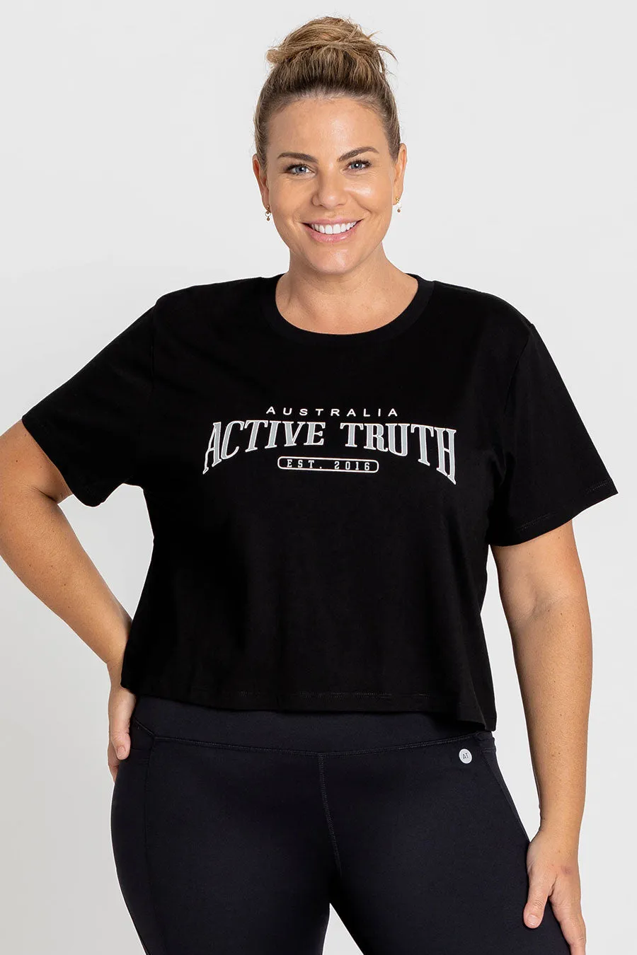 Everyday Cropped T-Shirt - Black