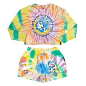 Gadget Cat From The Future Tie Dye Lounge Set
