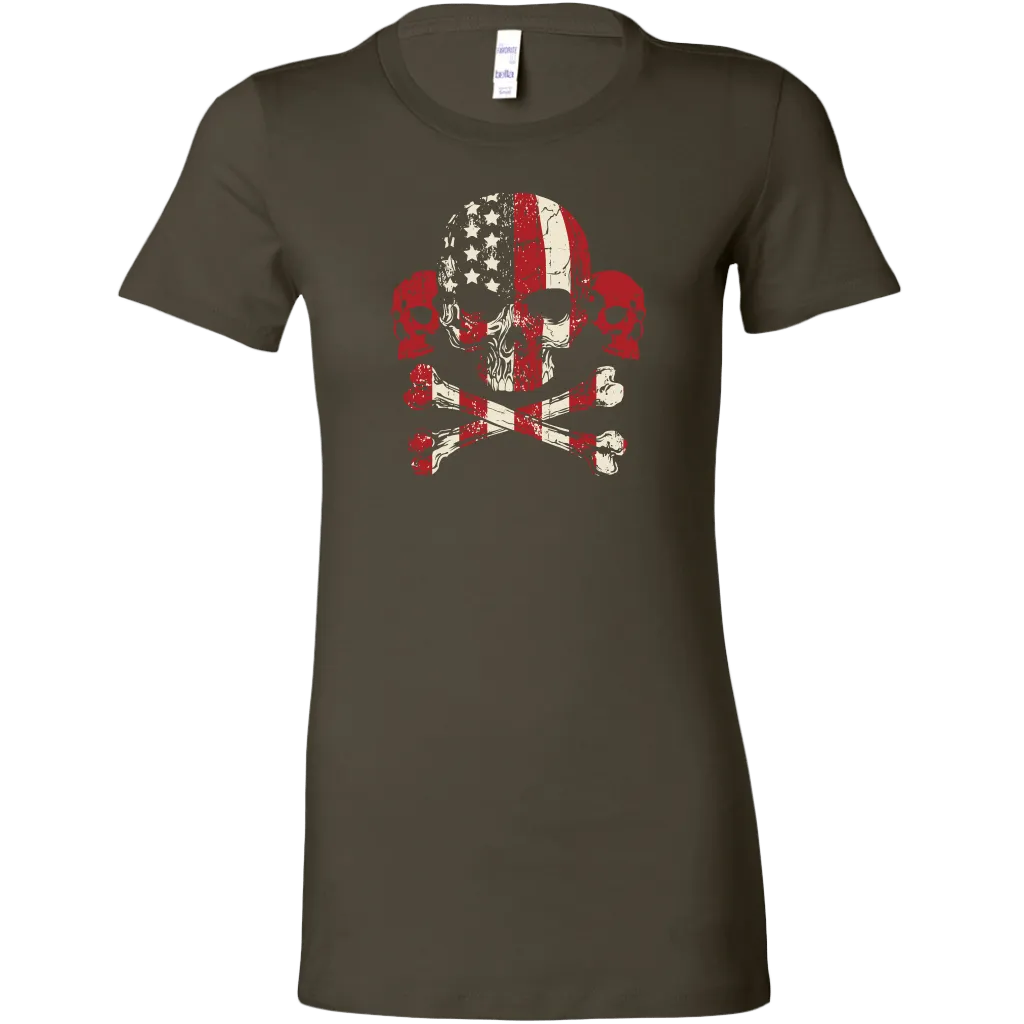 Gadsden's Skulls Ladies Tee