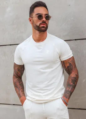 Gym King Signature T-Shirt - Off White