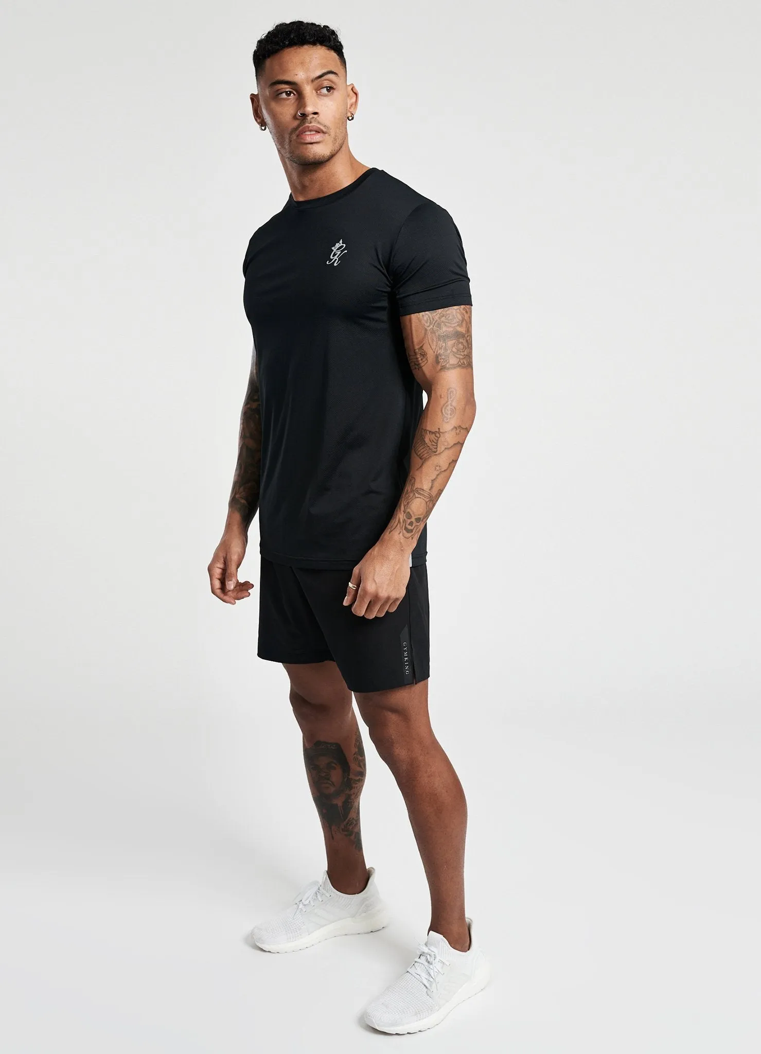 Gym King Sport Energy Short Sleeve T-Shirt - Black