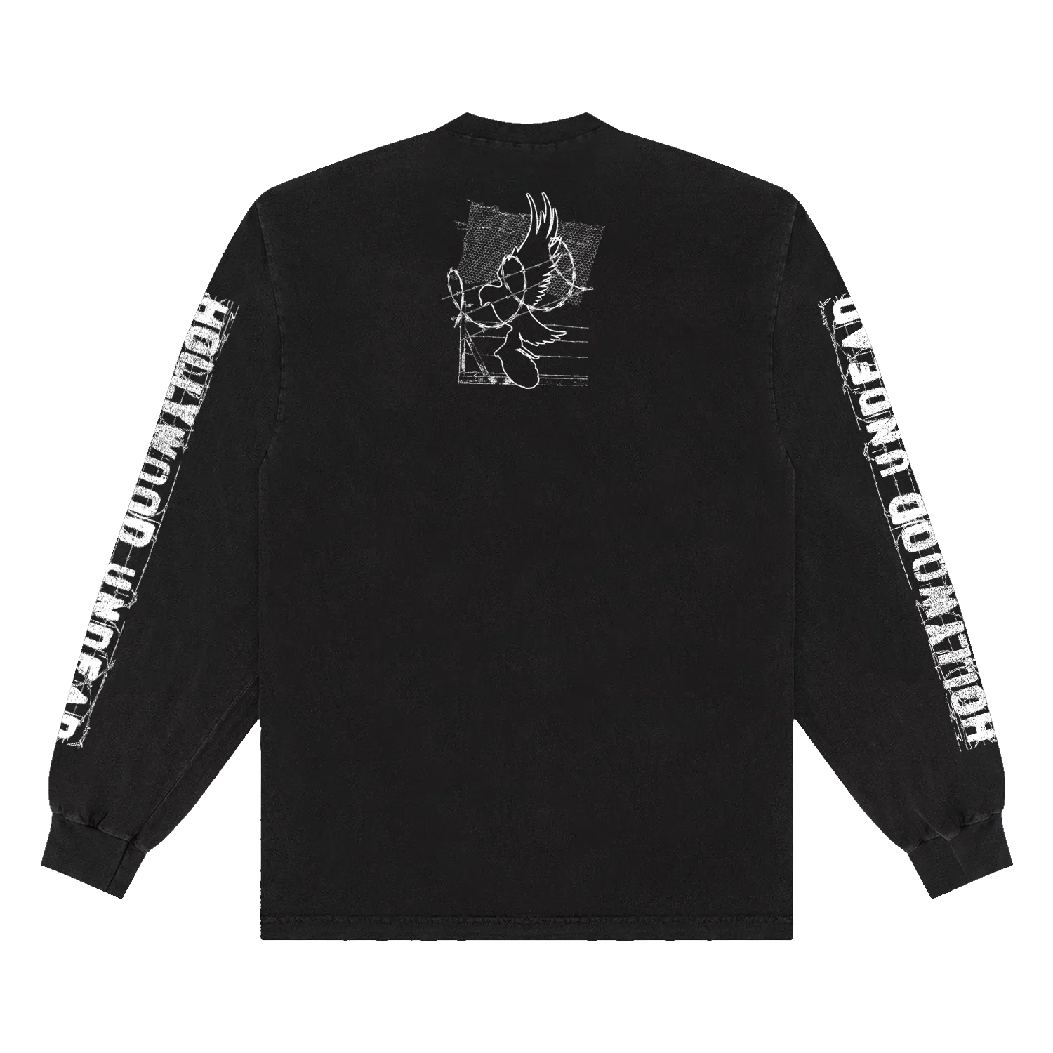 HK Collage Longsleeve Shirt (Black)