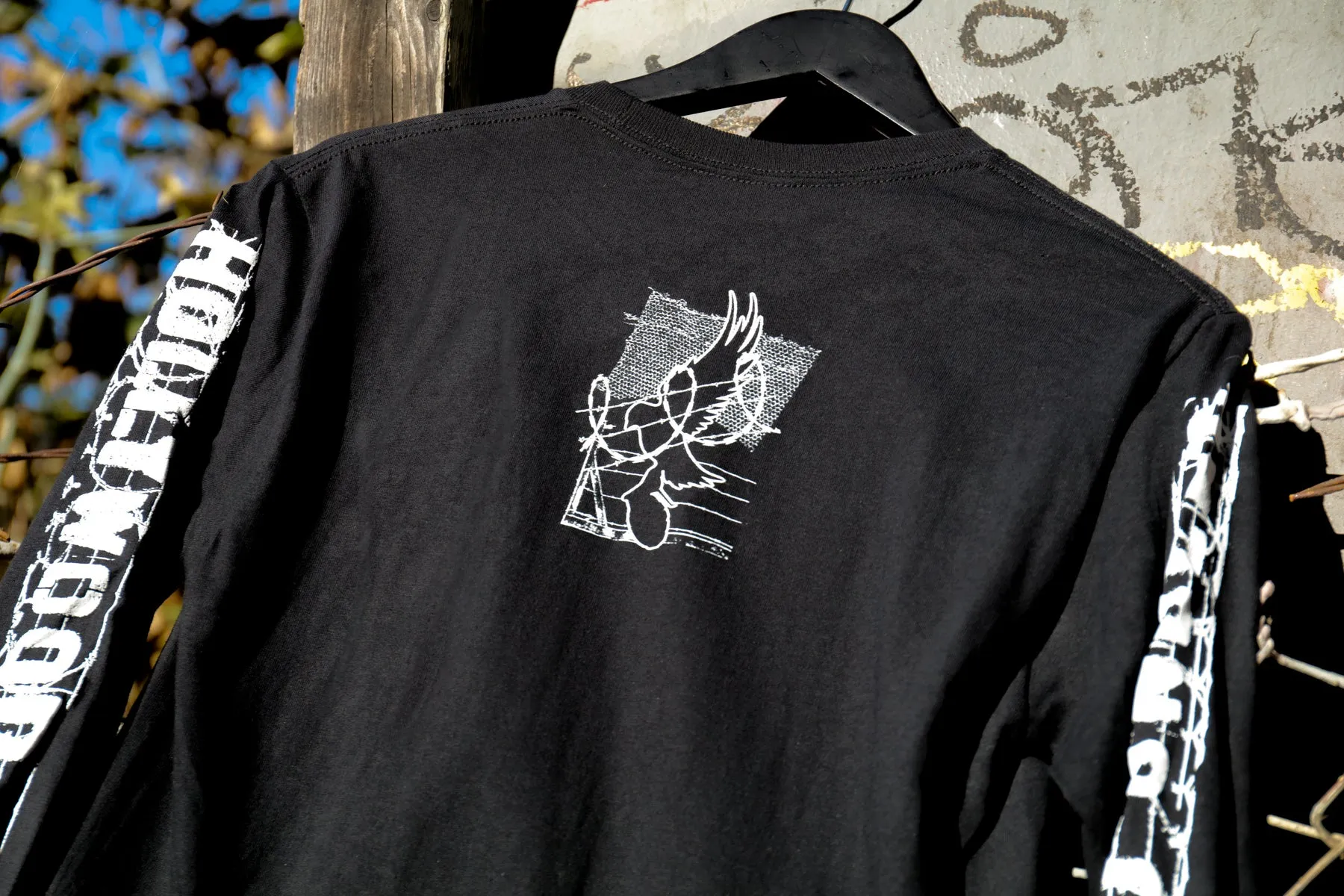 HK Collage Longsleeve Shirt (Black)