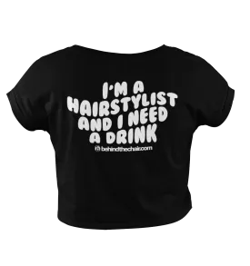 I Need a Drink Cropped T-Shirt