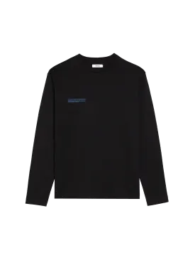 In Conversion Cotton Long Sleeve T-shirt—black