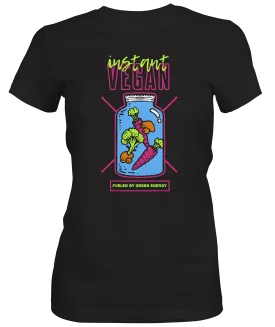 Instant Vegan Green Energy Graphic Women's T-shirt