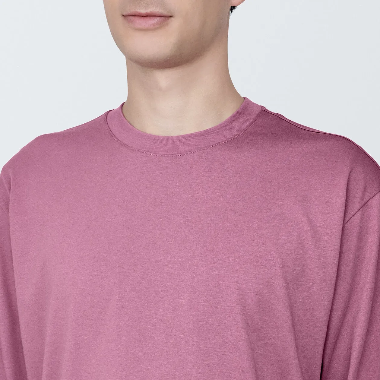 Jersey Crewneck Long Sleeve T-Shirt
