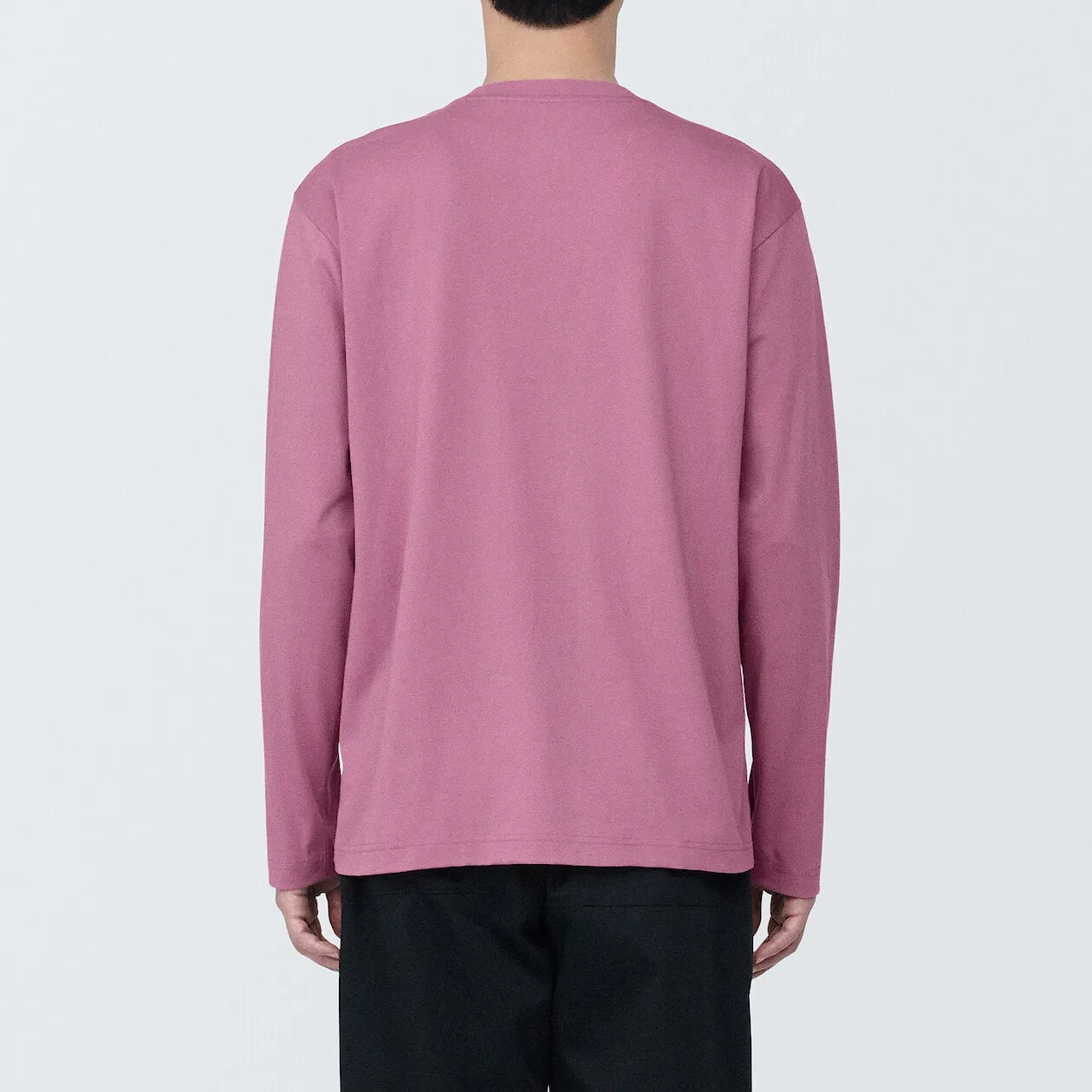 Jersey Crewneck Long Sleeve T-Shirt