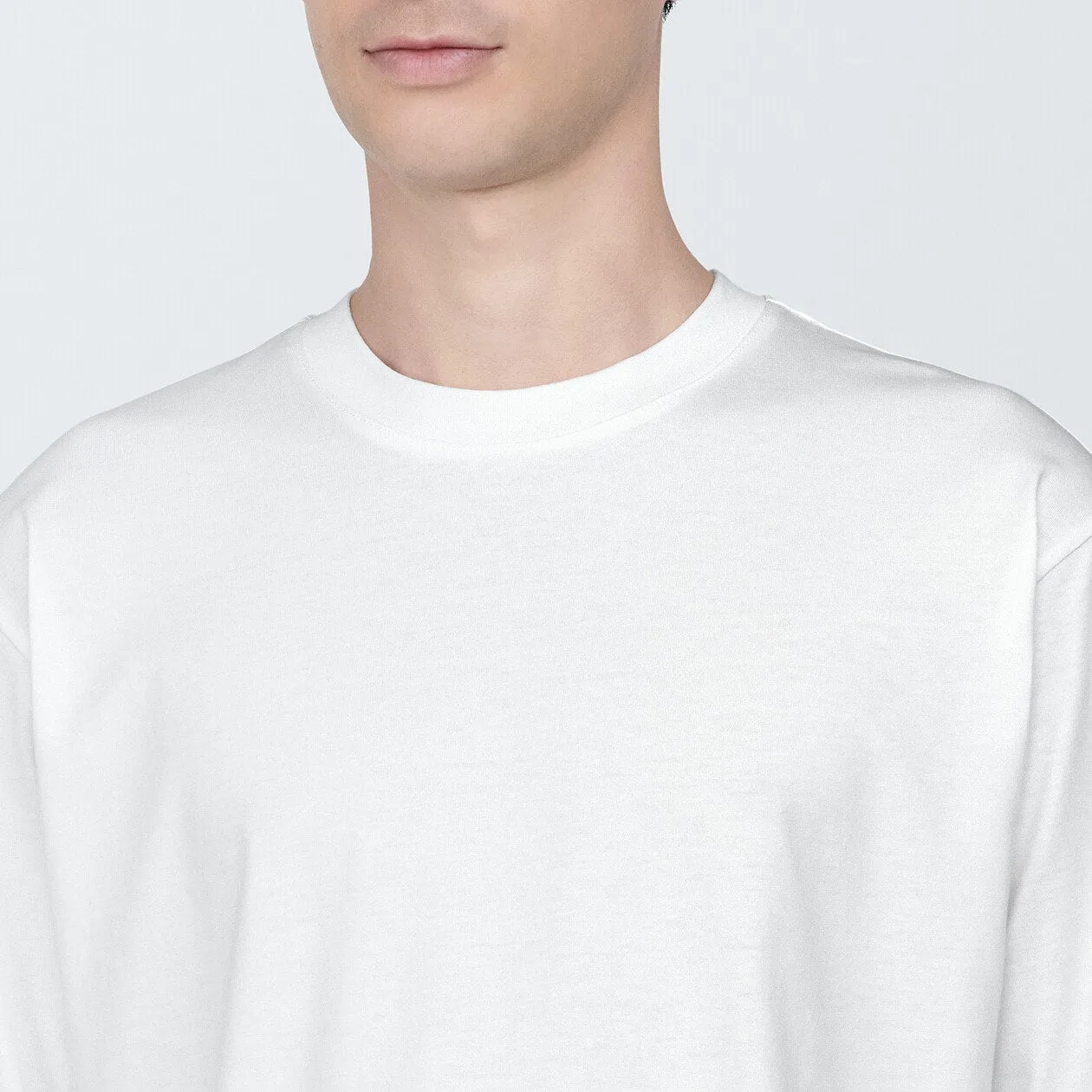 Jersey Crewneck Long Sleeve T-Shirt