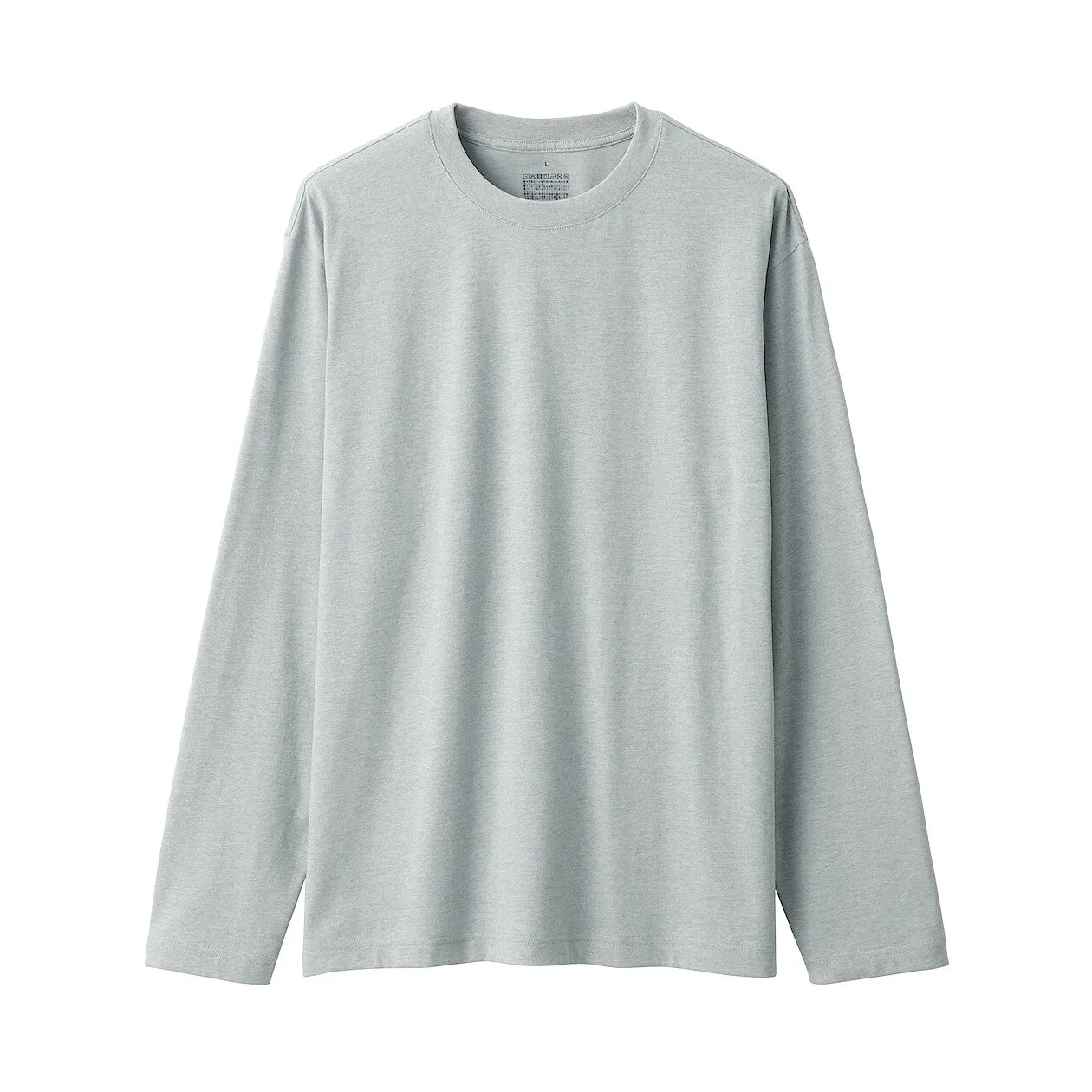 Jersey Crewneck Long Sleeve T-Shirt