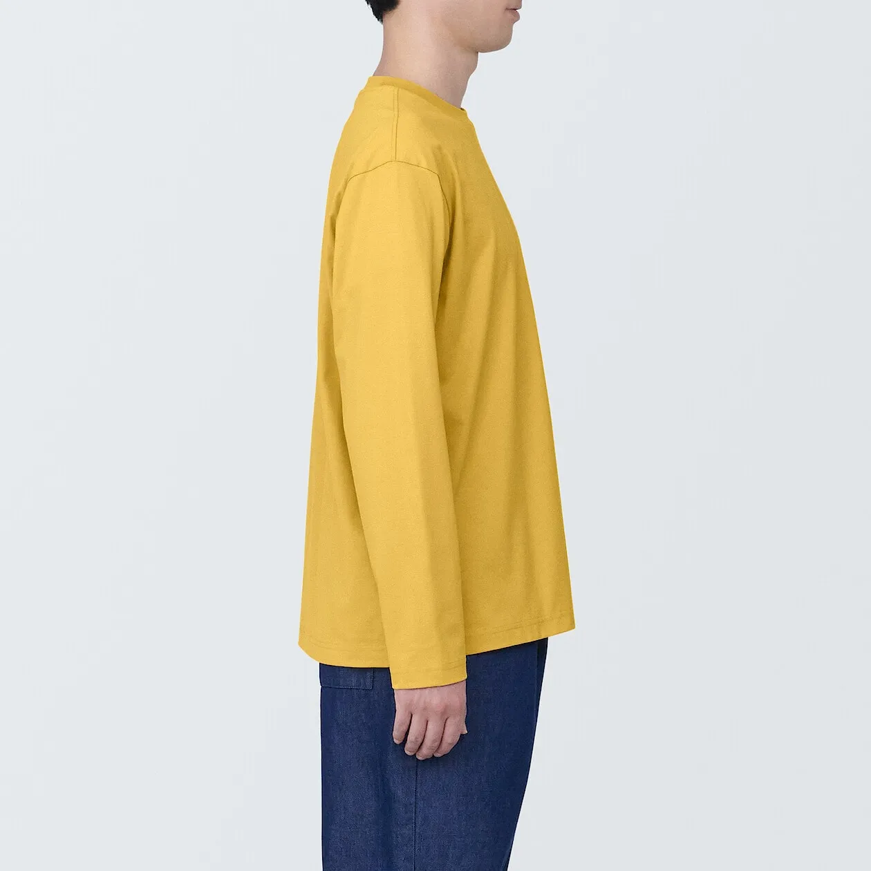Jersey Crewneck Long Sleeve T-Shirt