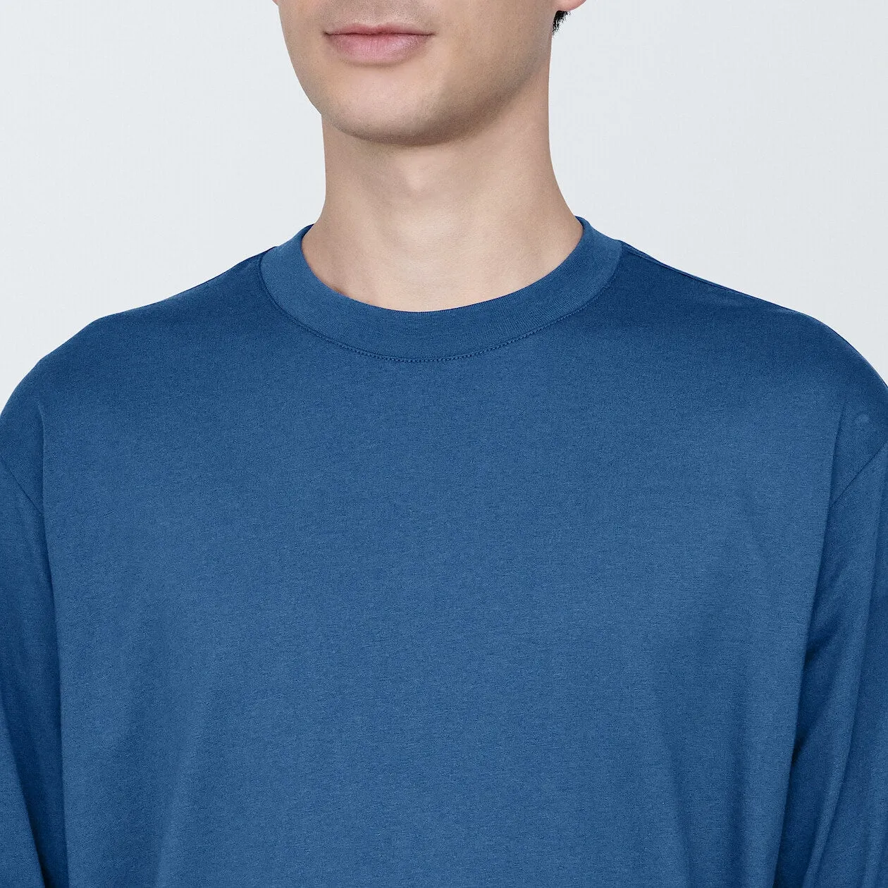 Jersey Crewneck Long Sleeve T-Shirt
