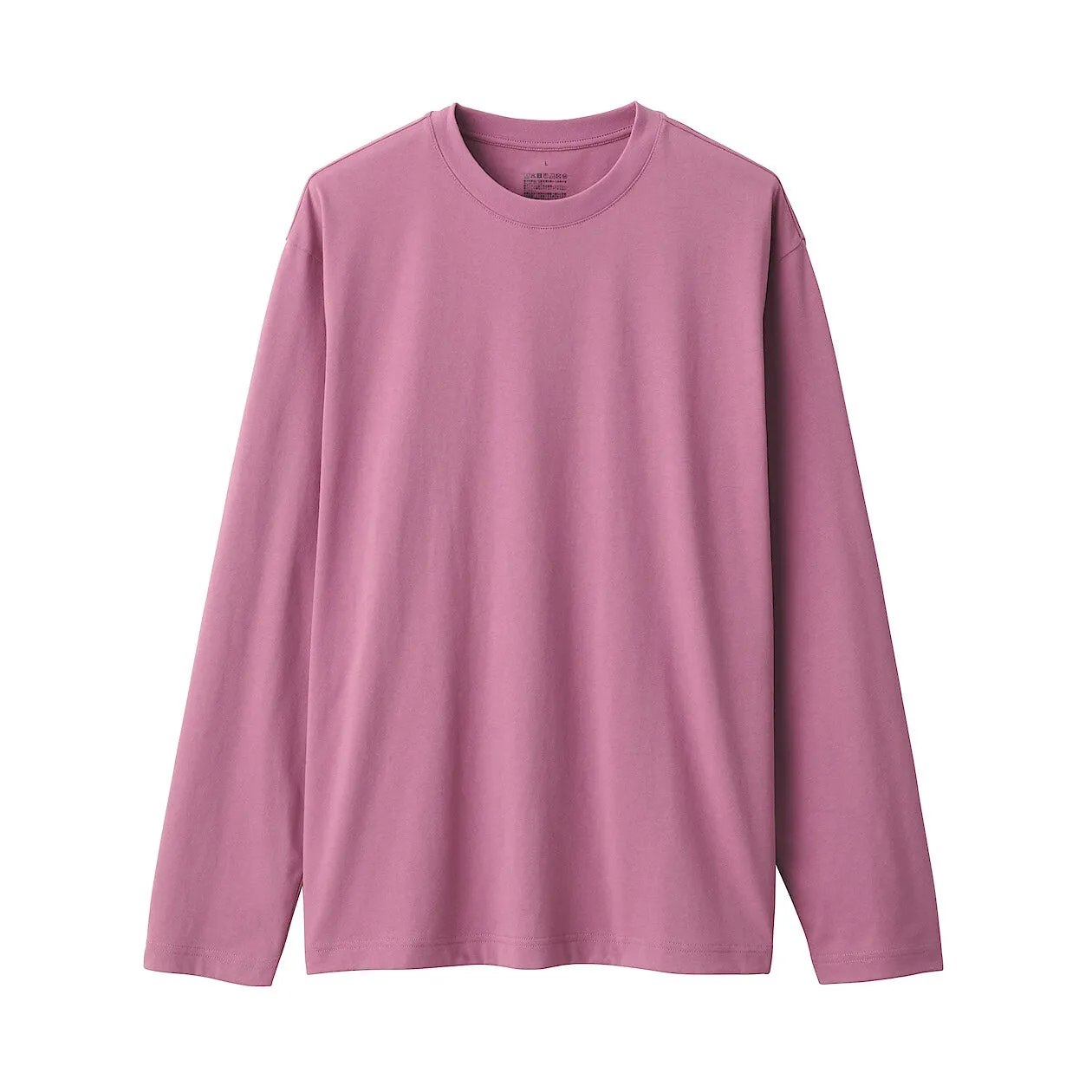 Jersey Crewneck Long Sleeve T-Shirt