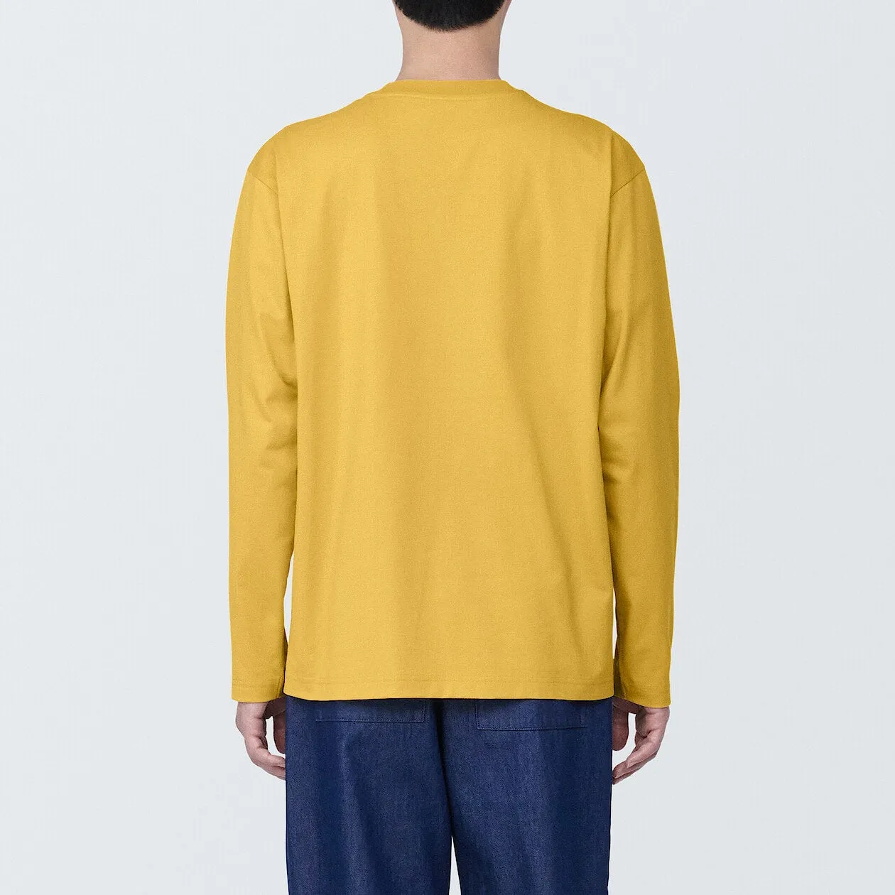 Jersey Crewneck Long Sleeve T-Shirt