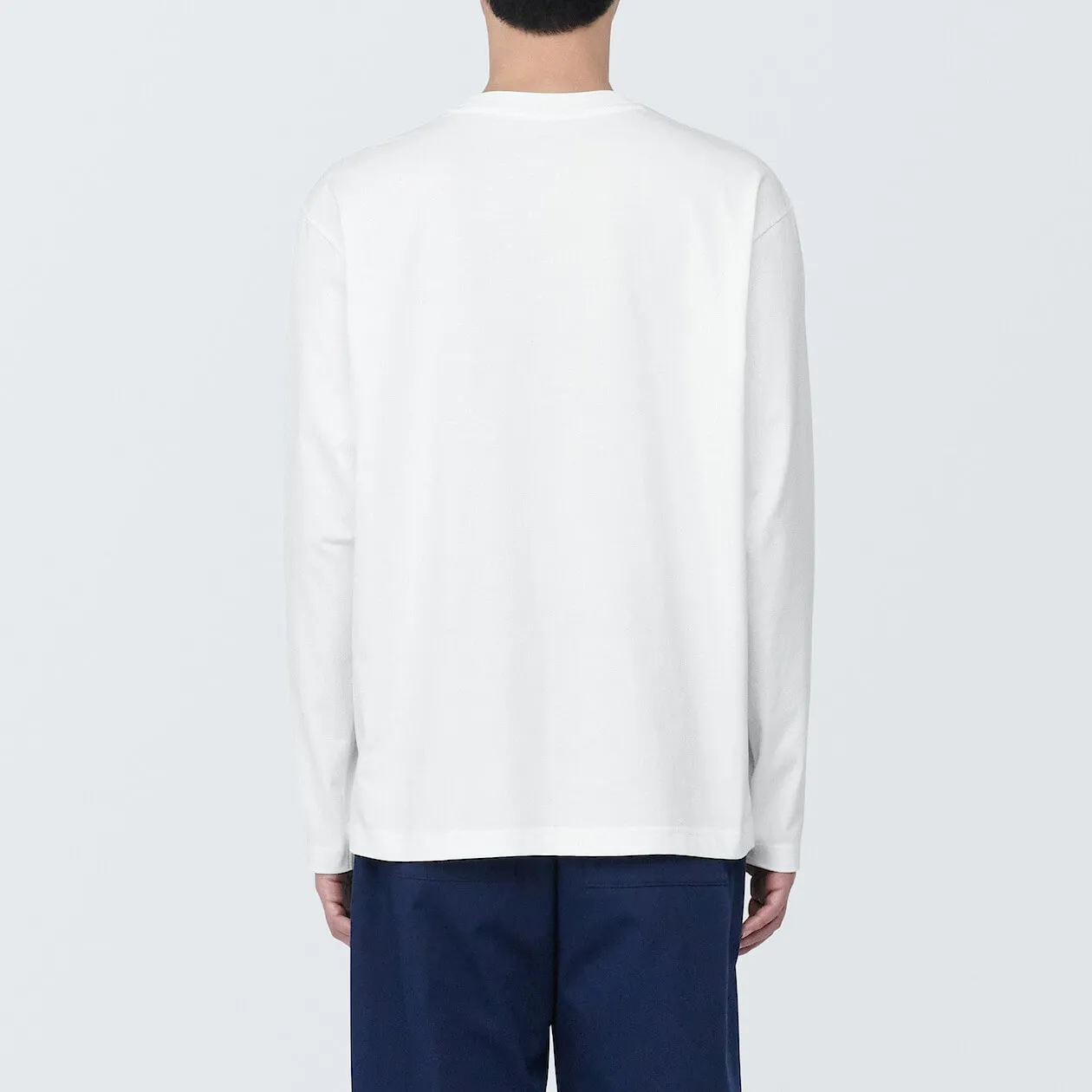 Jersey Crewneck Long Sleeve T-Shirt