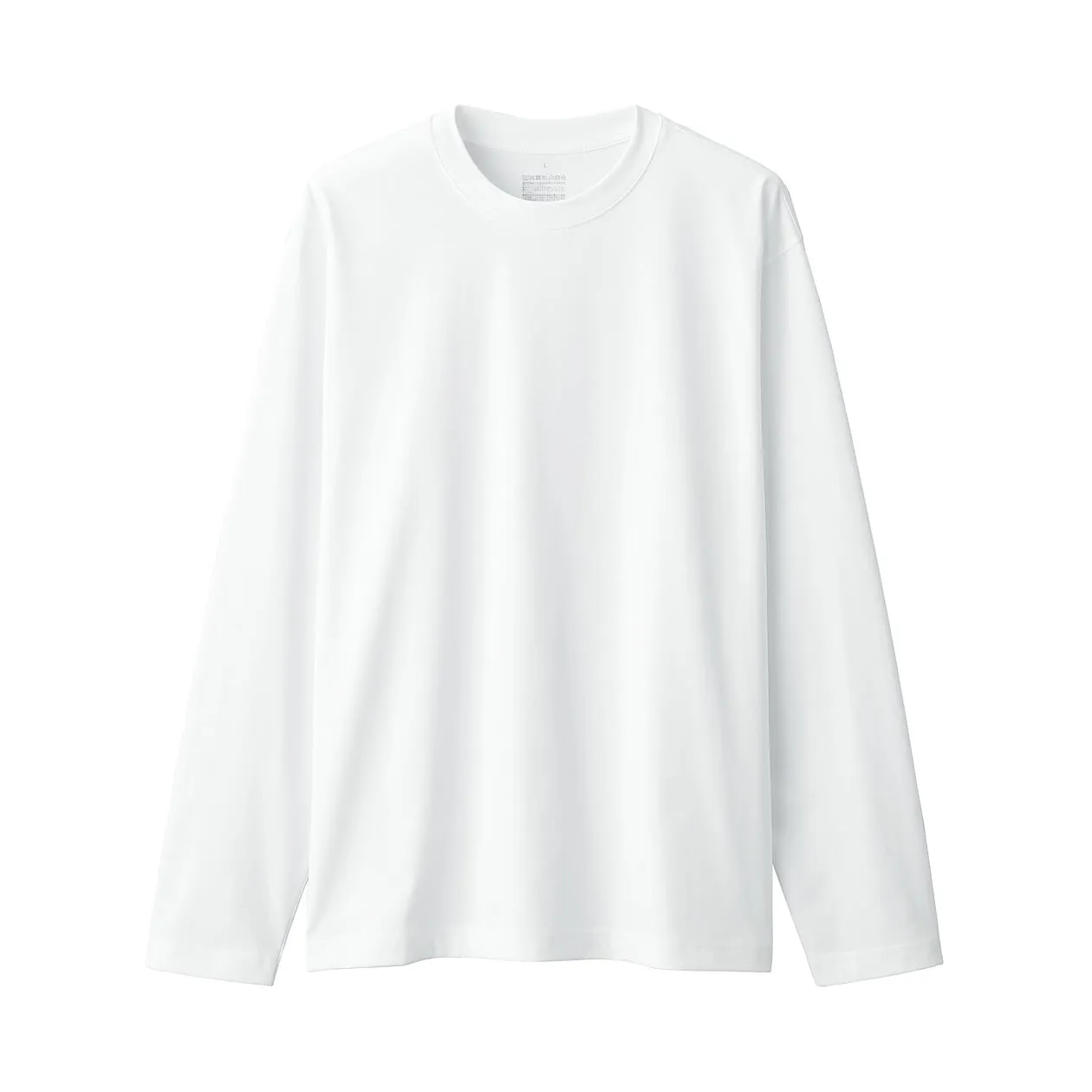 Jersey Crewneck Long Sleeve T-Shirt
