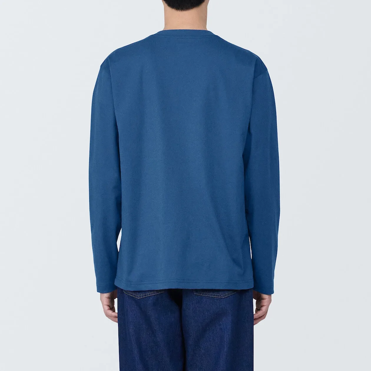 Jersey Crewneck Long Sleeve T-Shirt