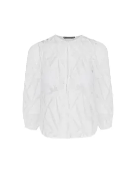 Julieta Long Sleeve Blouse - Off White