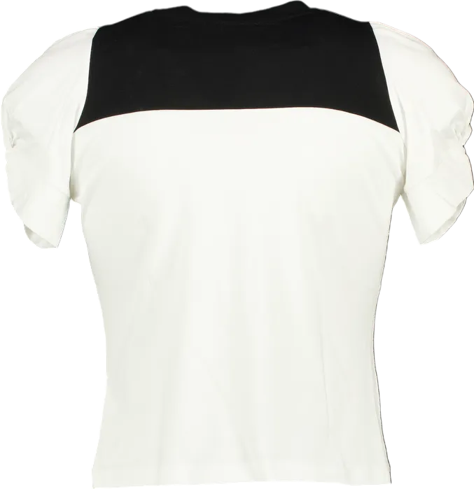Karl Lagerfeld Black and White logo T-Shirt UK S