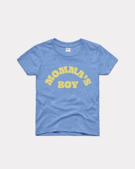 Kids Momma's Boy Vintage Blue T-Shirt