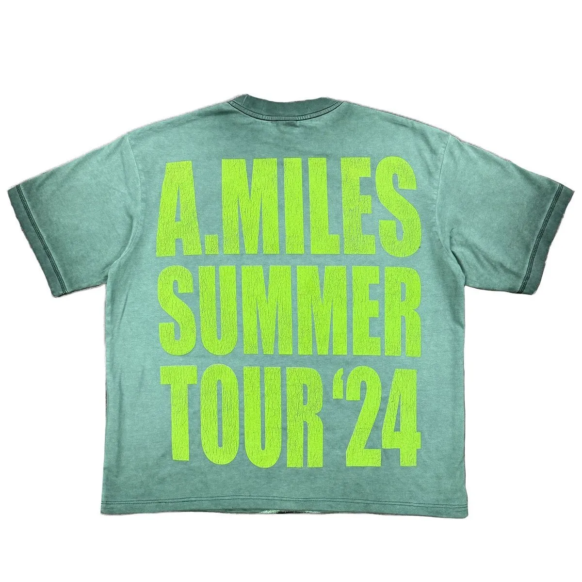 Kiy Studios "Skull 55" Grunge Tee - EVERGREEN