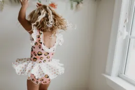 Leotard Skirt Leopard