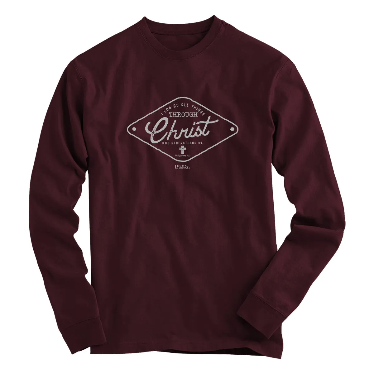 Light Source Mens Long Sleeve T-Shirt All Things Badge