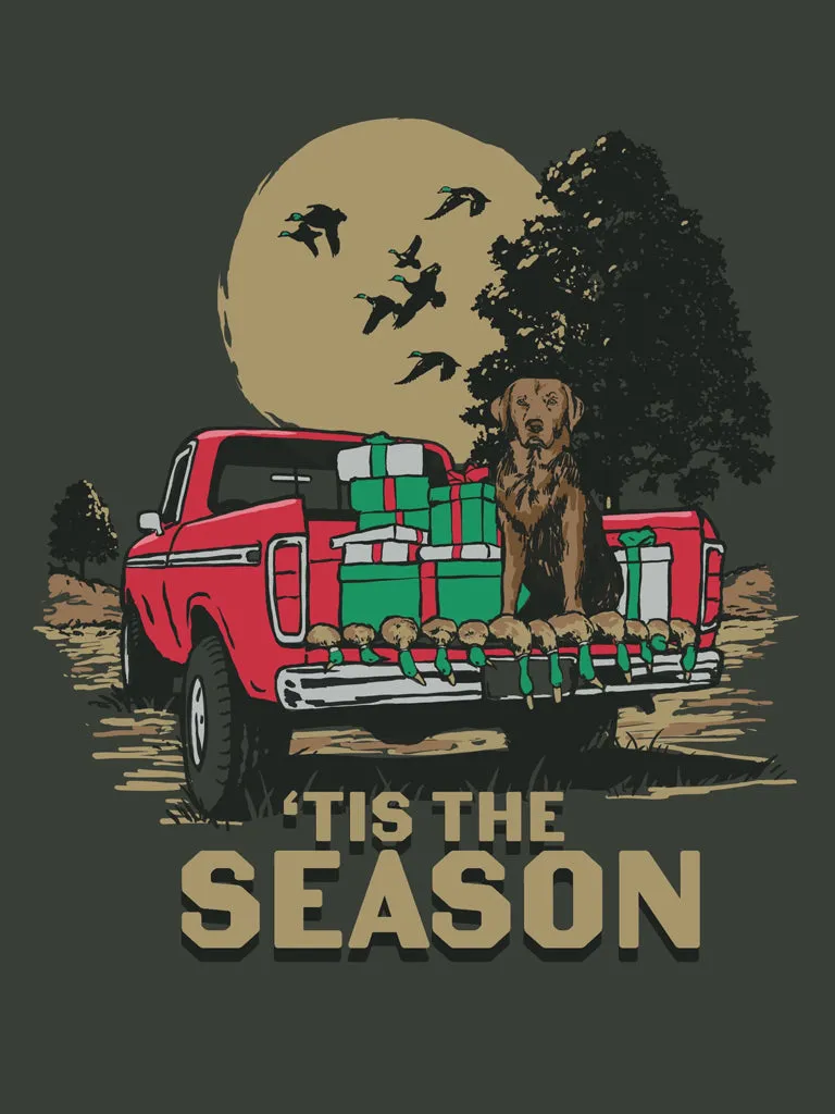 Exclusive Limited Edition ASD Christmas Labrador Long Sleeve Holiday T-Shirt
