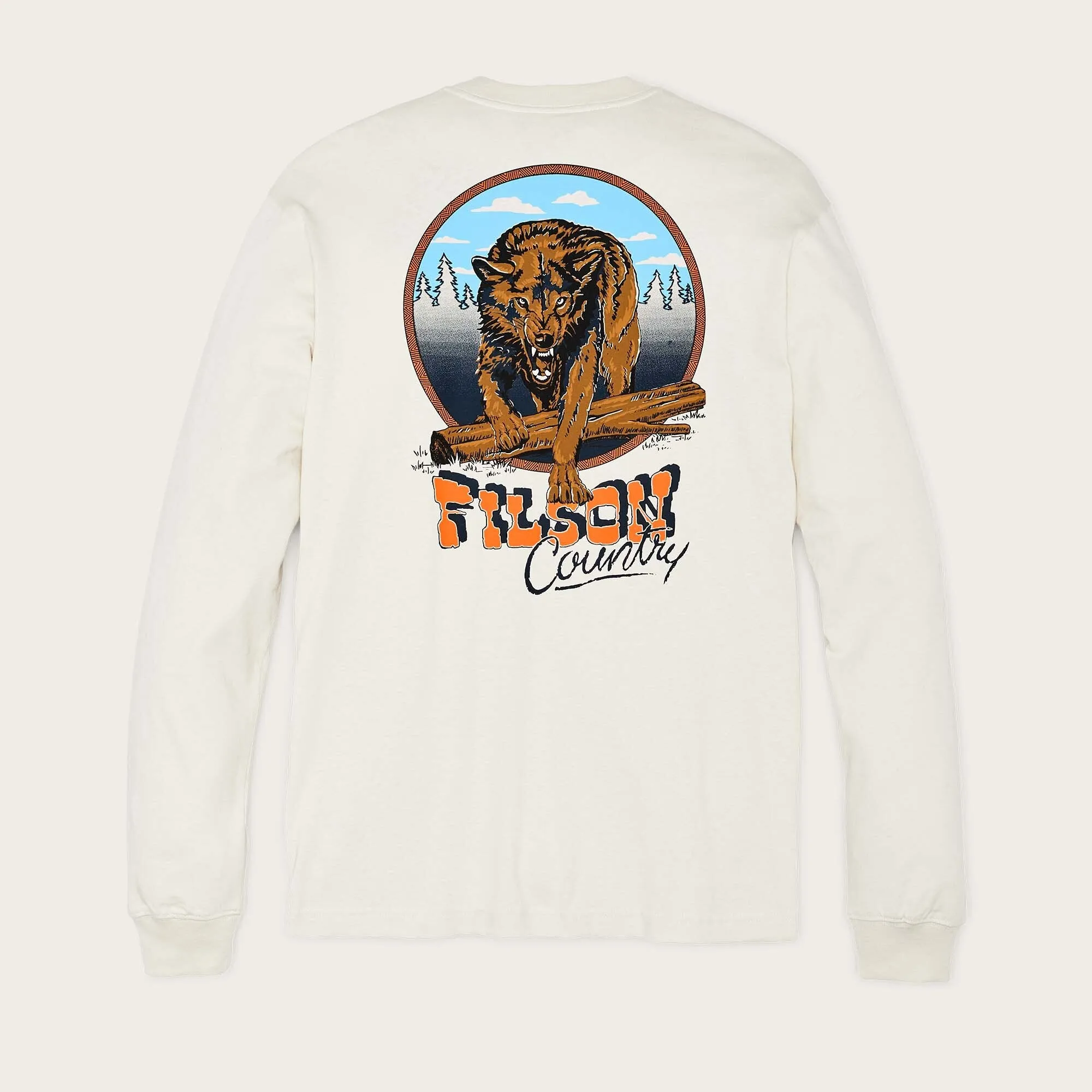LONG SLEEVE FRONTIER GRAPHIC T-SHIRT