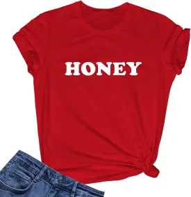 LOOKFACE Women's Cute T Shirt Junior Tops Teen Girls Graphic Tees