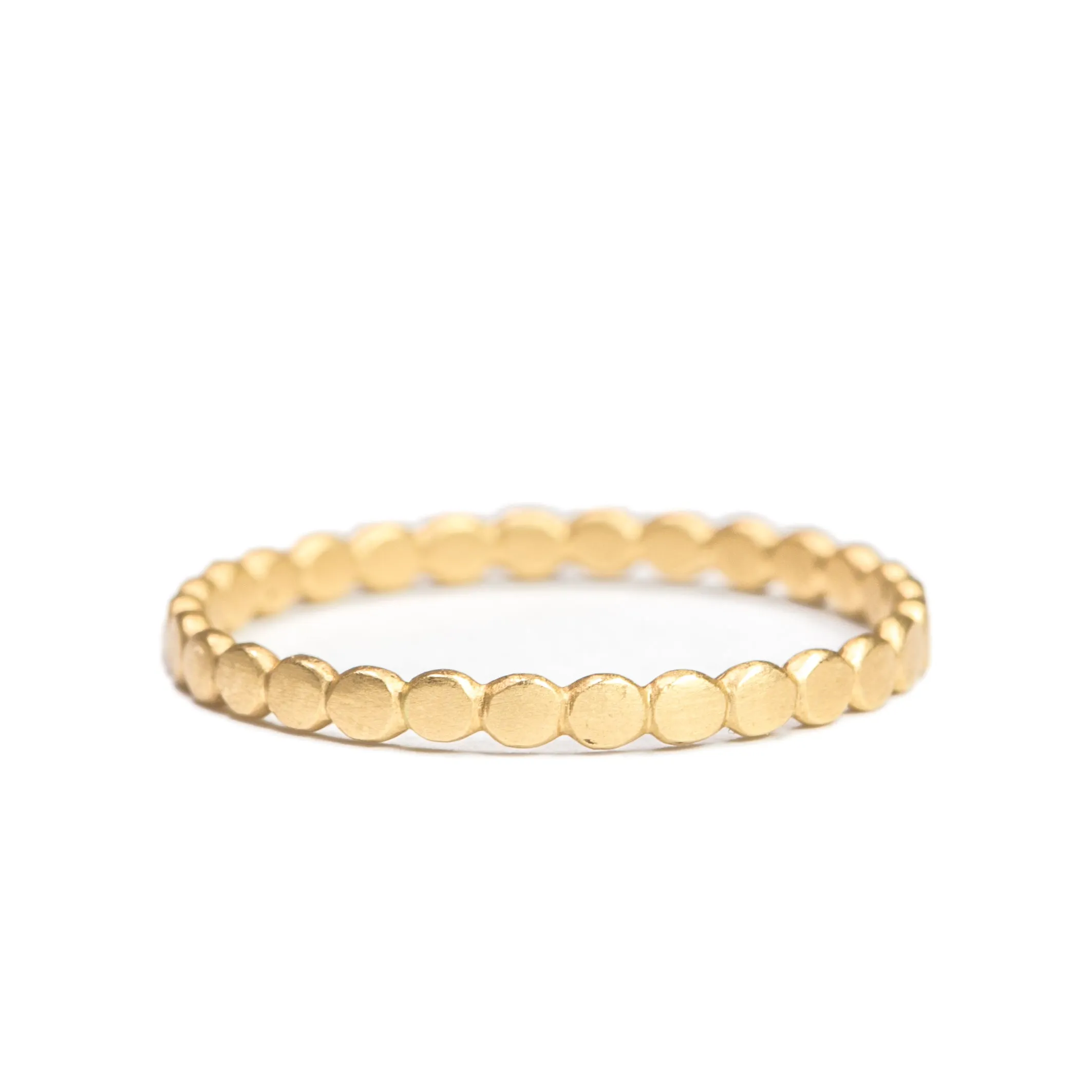 <!--RG385-->tiny polkadot stacking ring