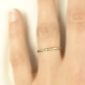 <!--RG385-->tiny polkadot stacking ring