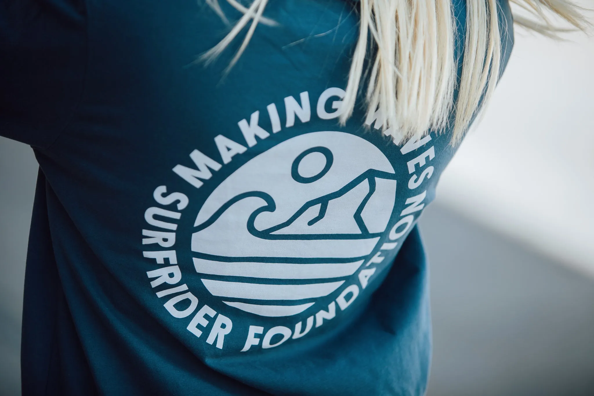 Making Waves Navy Long Sleeve Tee