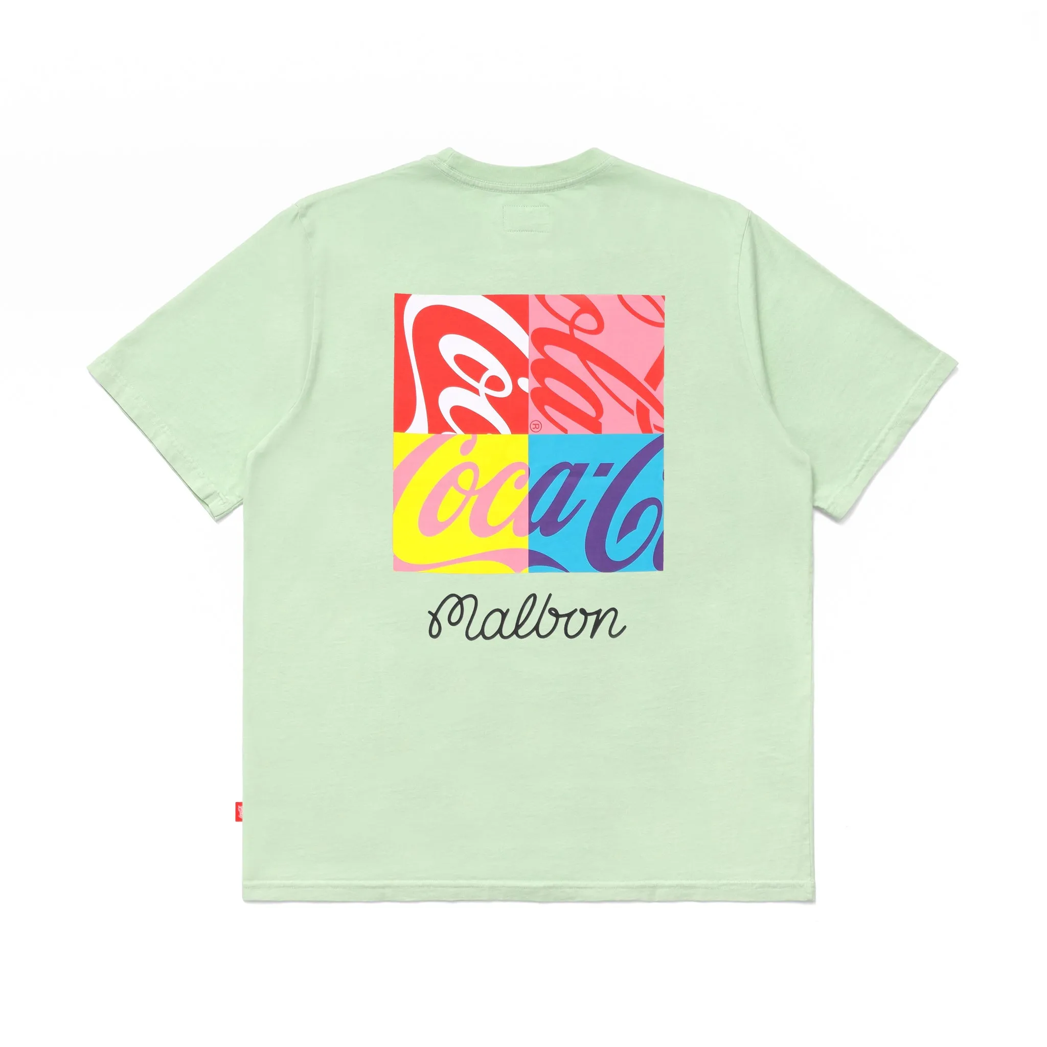 MALBON X COCA COLA SPENCERIAN BLOCK T-SHIRT