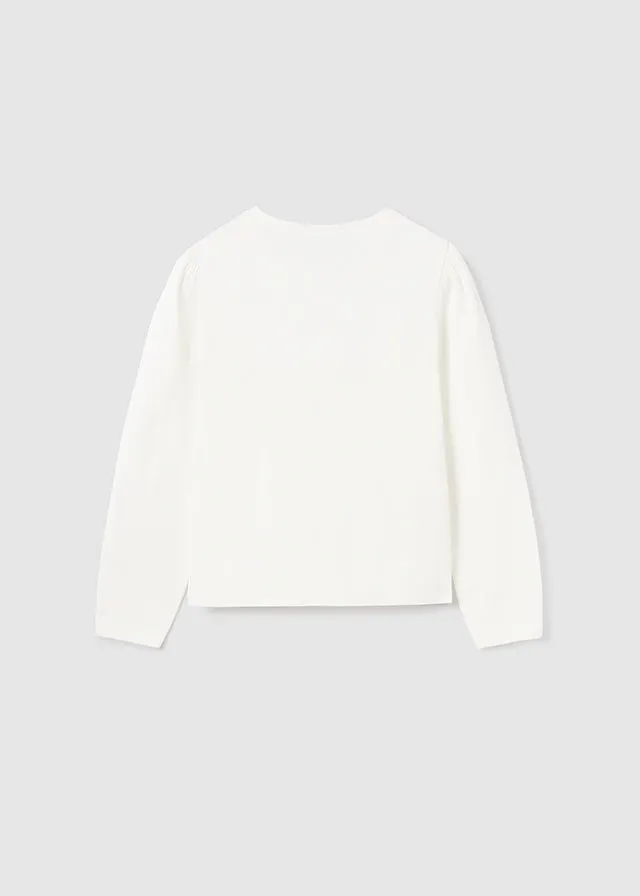 Mayoral 7041 052 - Natural Long Sleeve T-Shirt