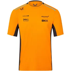 McLaren F1 Men's 2023 Team Replica Set Up T-Shirt - Papaya/Phantom