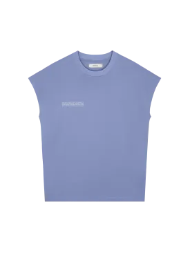 Mens 365 Midweight Cropped Shoulder T-Shirt—aster purple