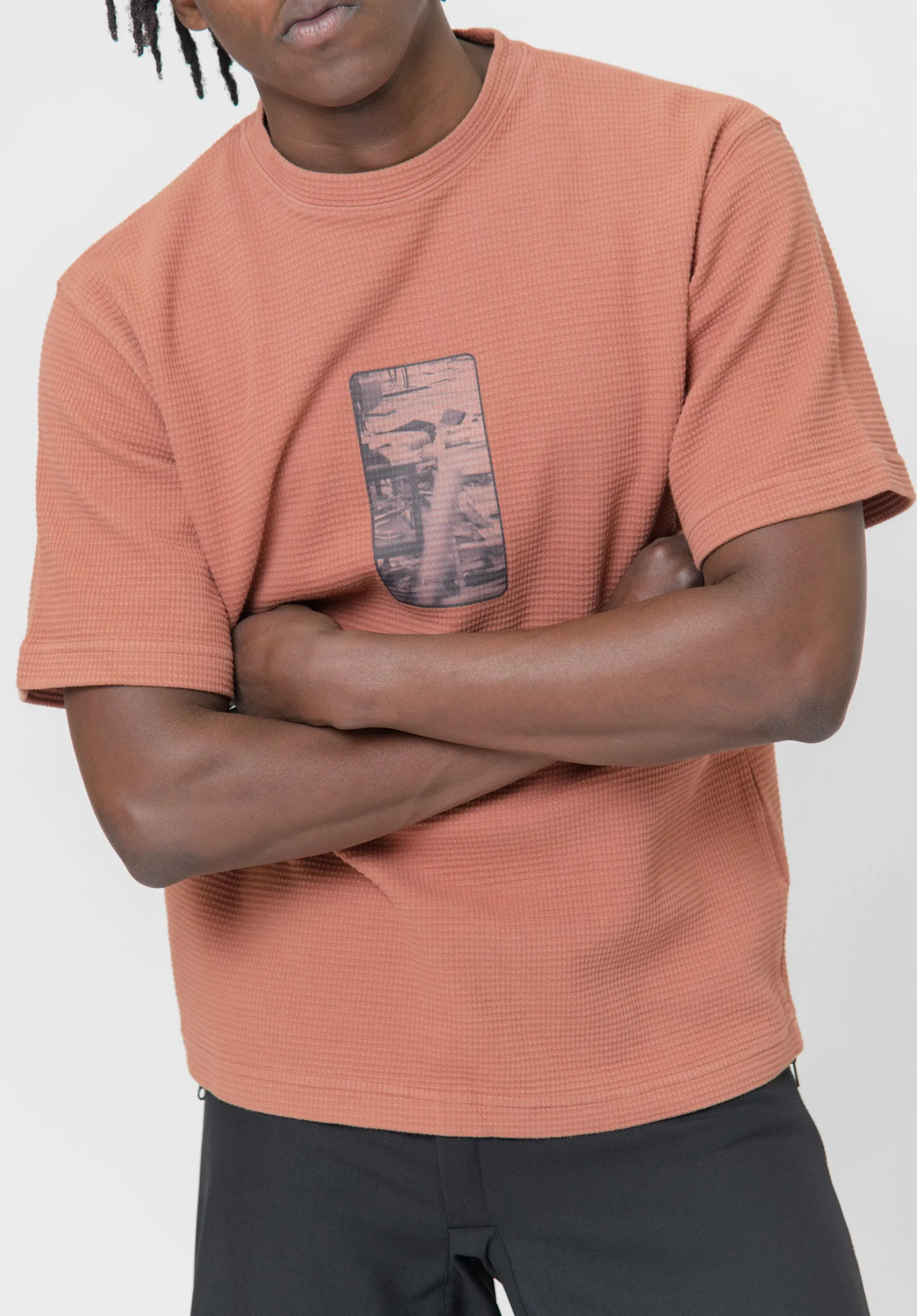 Mesh S/S T-Shirt Upupa Red SS24GR4C2WAUP
