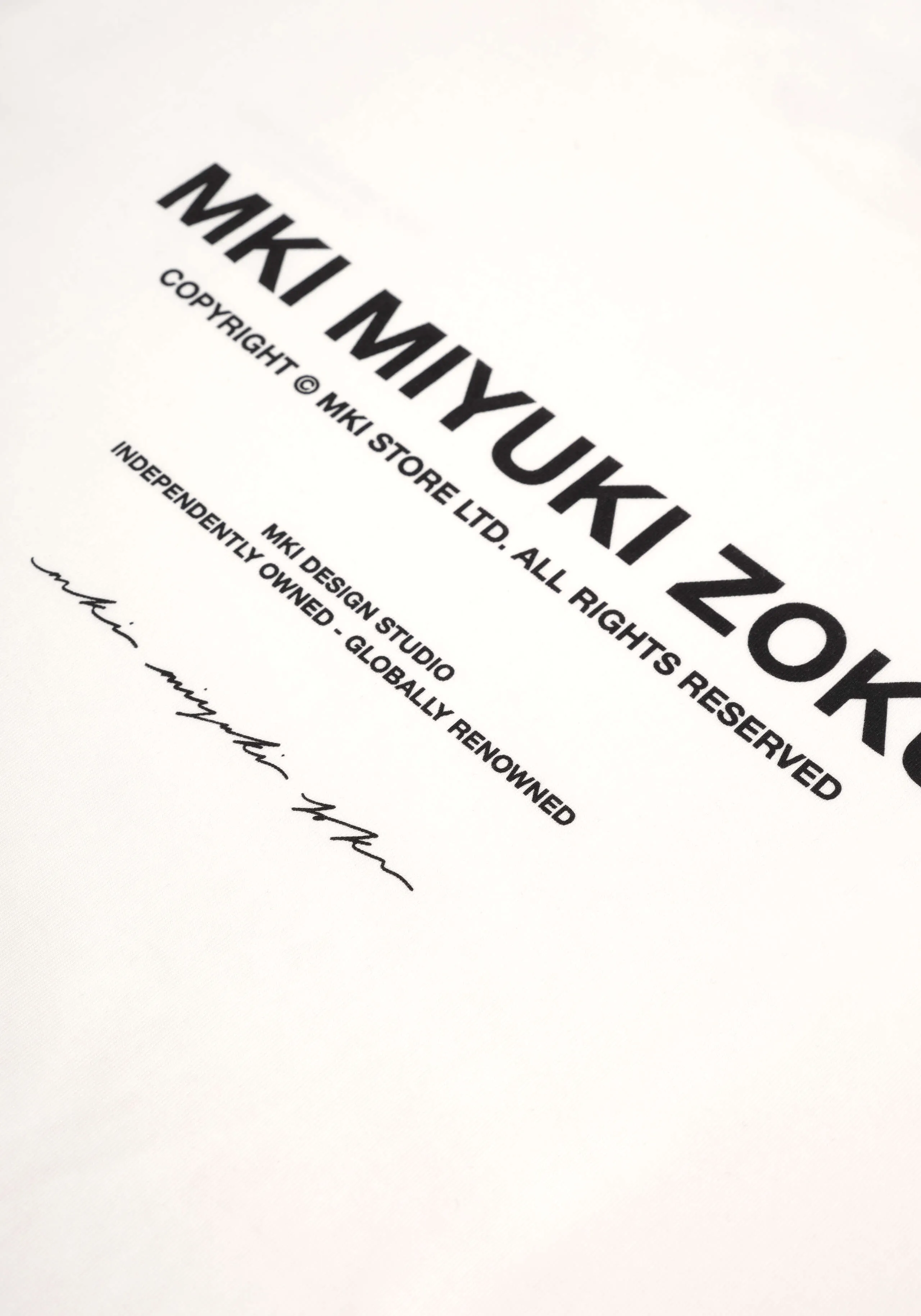 MKI DESIGN STUDIO LONGSLEEVE T-SHIRT