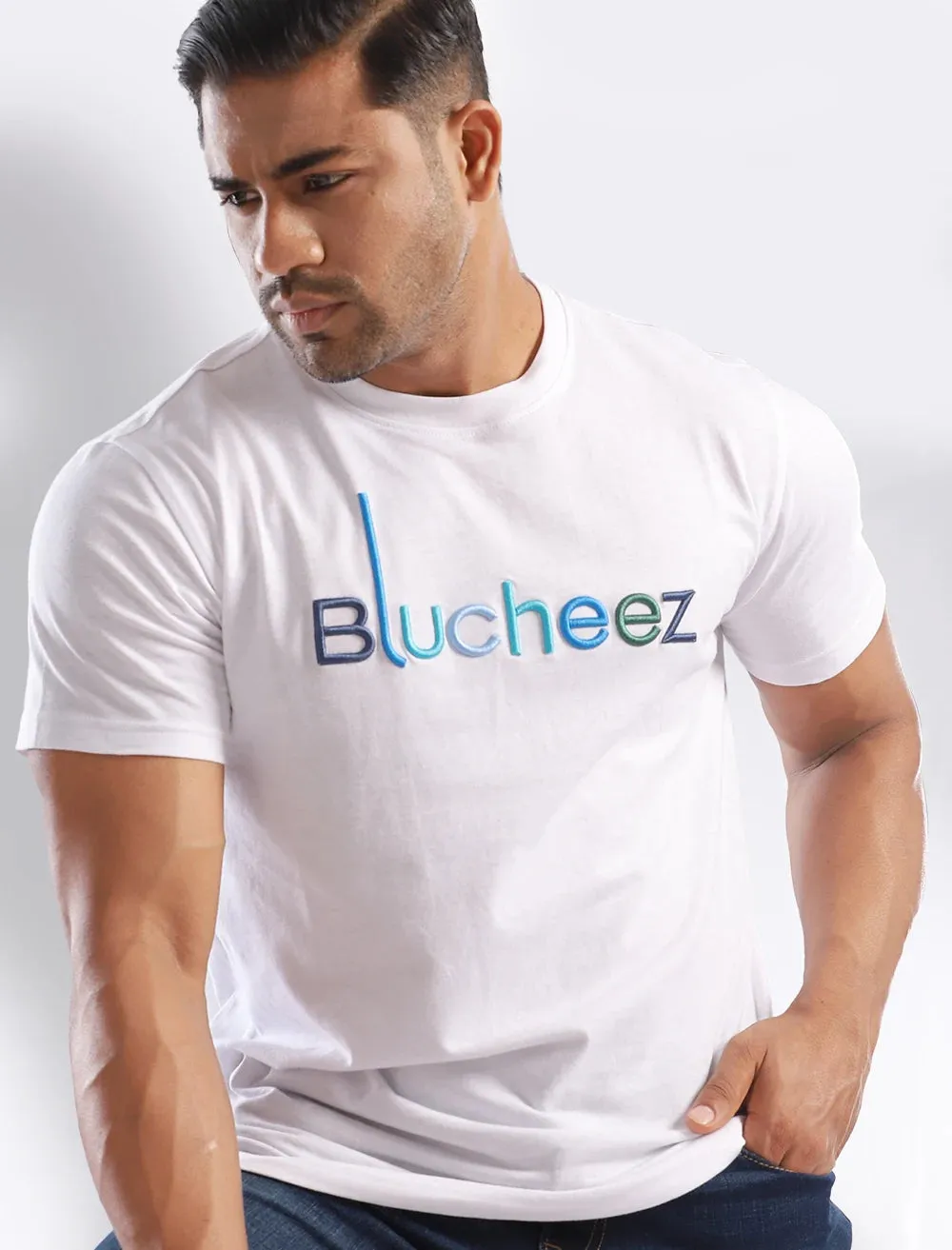 Multicolor Embroidered Tee