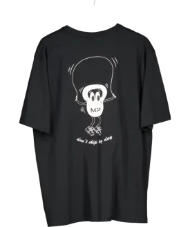 My Protein Black Dont Skip Leg Day T-shirt UK L