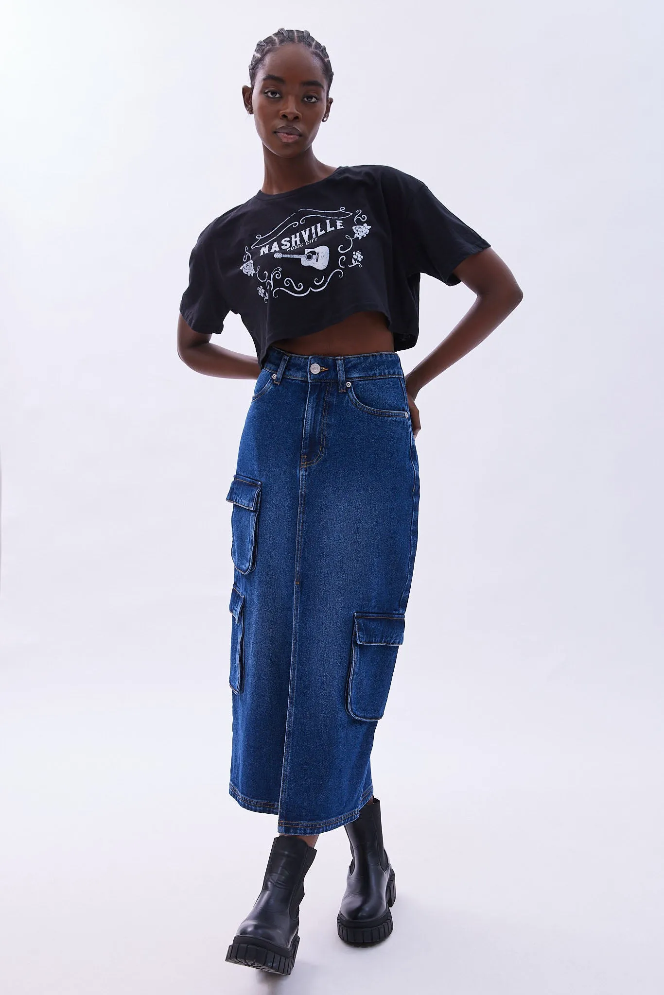 Nashville Graphic Cropped Tee