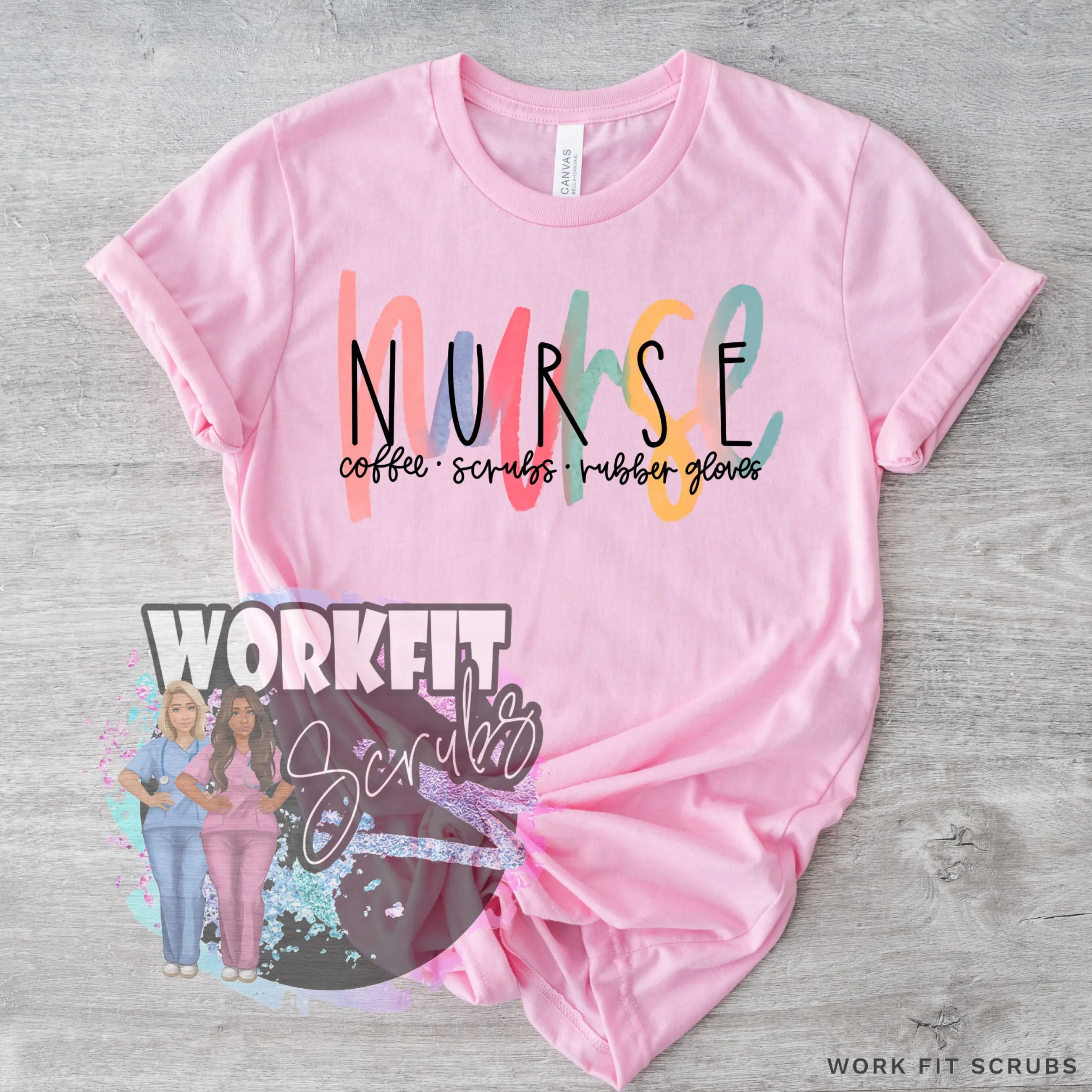 Nurse scribble Tee